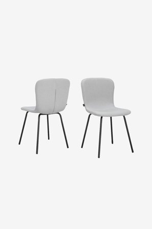 Loft24 - Matstol 2-pack Ulmar - Grå - Stolar - Från Homeroom