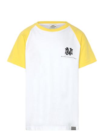 Single Thorlino Raglan Tee Tops T-shirts Short-sleeved White Mads Nørgaard