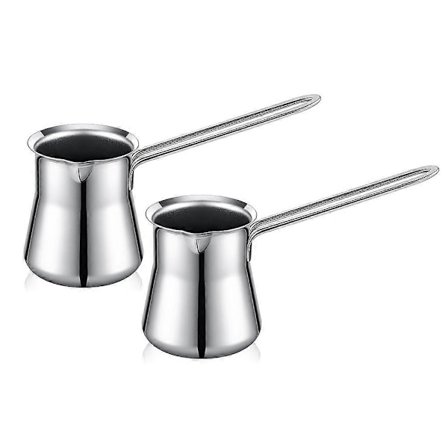 2 Delar Turkisk Kaffekanna 44 cl Chai-kanna Briki Grekisk Kaffekanna