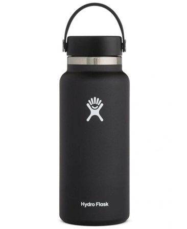 HydroFlask 32 Oz Wide Flex Cap Black
