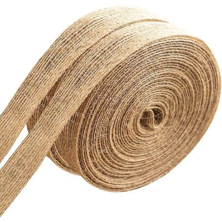 20M Juteband - Naturligt hantverksband för presentinslagning och bröllopsdekoration