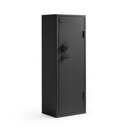 Sikkerhedsskab CONTAIN, kodelås, 1500x550x400 mm, sort