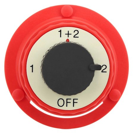 Marin Batteriomkopplare IP66 Vattentät 250A 632V DC 11+22OFF 4-vägs Väljare för Yacht Båtar Husbilar