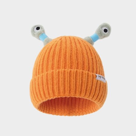 Strikkede luer Beanie lue ORANSJE