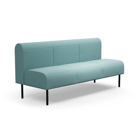 Modulsofa VARIETY, 3-Sitzer, Stoff Pod CS, türkis
