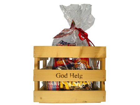 Godis Trälåda God Helg inslaget 1,335kg - Lyreco - Kök och servering - Ätbart - Godis och choklad