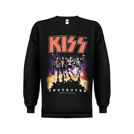 Kiss Kiss - Destroyer Album Cover Tröja/ Sweatshirt