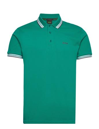 Paddy Polos Short-sleeved Grønn BOSS*Betinget Tilbud