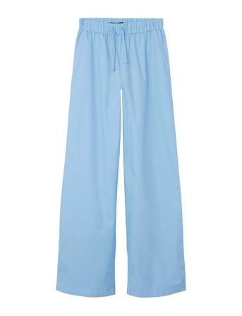 Nlffouise Poplin Straight Pant Bottoms Trousers Blue LMTD