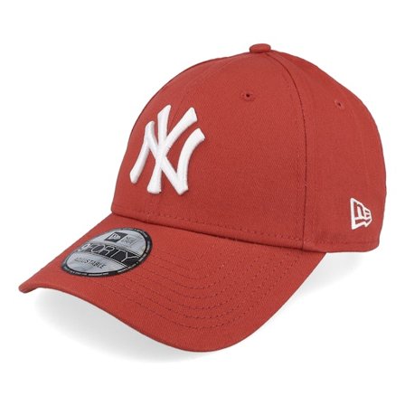 New Era - MLB Arancia adjustable Cappellino - New York Yankees League Essential 9FORTY Copper/White Adjustable @ Hatstore