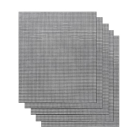 5 Højtemperaturbestandige silikone grillmåtter PTFE hule gr