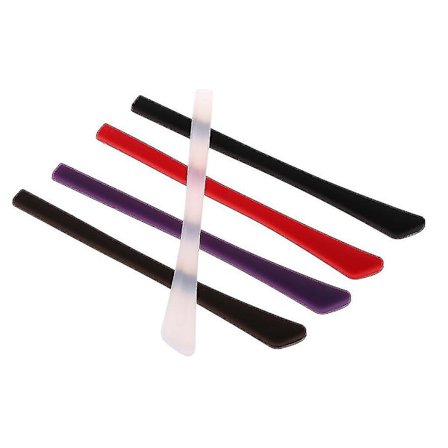 Pehmeät silikoniset liukuesteiset silmälasien sangat kärjet lisävarusteet neliömäinen reikä Souv