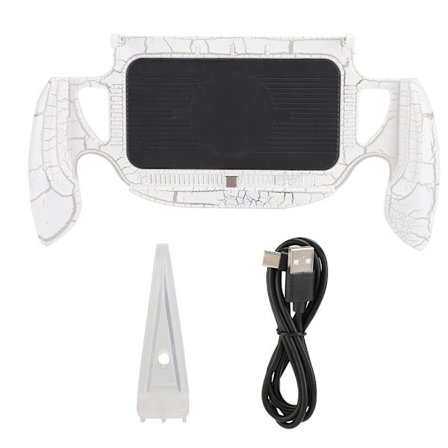 Dazzle Farvede Lys Spillekonsol Greb Gamepad Ergonomisk Beskyttelsesetui til Switch Lite Hvid