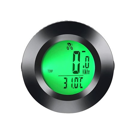 Trådløs cykelcomputer cykel speedometer vandtæt Lcd hastighed cykel speedometer trådløs cykelcomputer speedometer sort