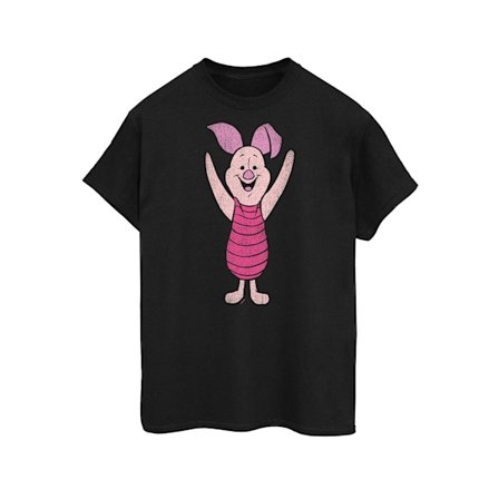 Winnie the Pooh Dam/Damer Piglet Bomull Boyfriend T-shirt X