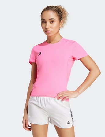 adidas Performance Adizero E Tee - Pink - XL