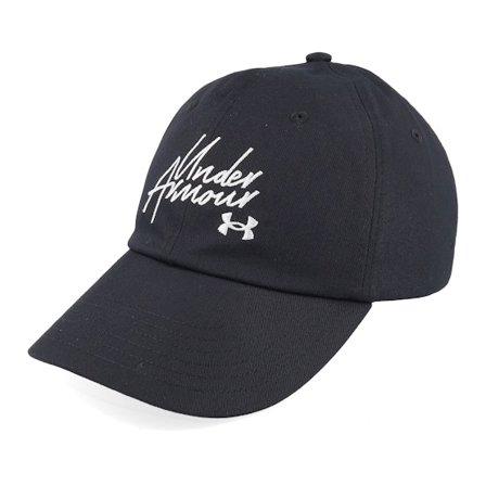 Under Armour - Svart unconstructed Keps - Favorites Hat Black Dad Cap @ Hatstore