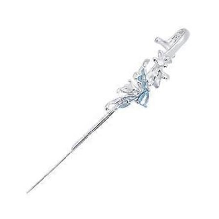 Elegantti Alloy Ice Butterfly -nappikorvakoru Minimalistinen Ice Butterfly -korvanappi Korvan mansetti -lisävaruste tyylisi parantamiseen