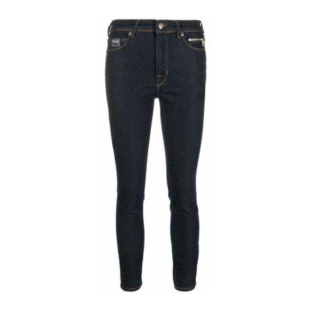 Versace Jeans Couture, Slim-fit Jeans Blauw, Dames, Maat:W29