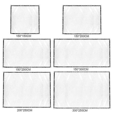 3mx2,5m Vattentät Presenning Duk Camping Poly Presenningar Kraftig Skydd