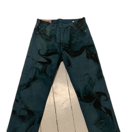 ACNE STUDIOS 1996 SWIRL OCEAN BLUE