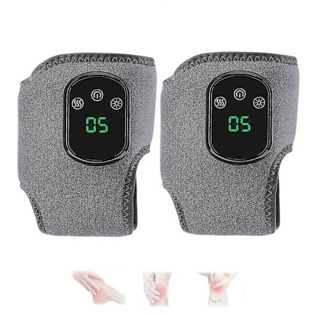 2X 2025 Emsense Fodmassager Trådløs Bærbar Triple Metode 3 Vibrationstilstande Opvarmet Ankel Wrap Til Hjemmekontor Rejse