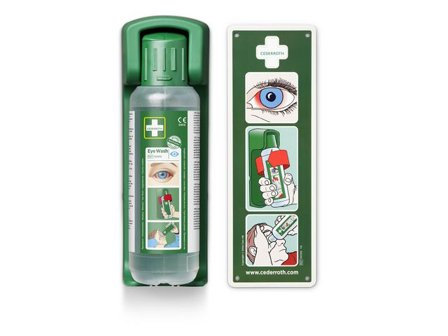 CEDERROTH Ögondusch vägghållare - Lyreco - Skyddsutrustning - Första Hjälpen - Ögondusch