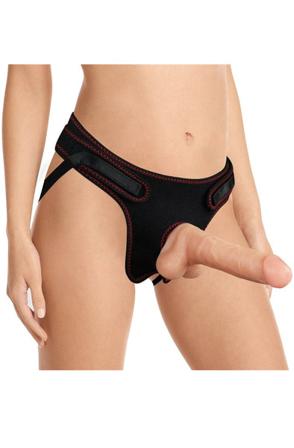Lovetoy Easy Strapon Set 20 cm Strap-on med sele - Blushme.se