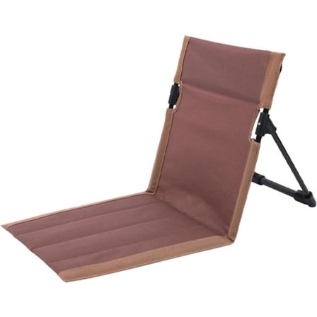 Strandstol Sammenleggbar Stol Campingstol Fiskestol Brun