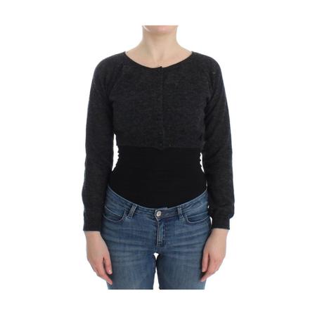 Ermanno Scervino Strik Uld Cardigan Sweater Grå, Dame