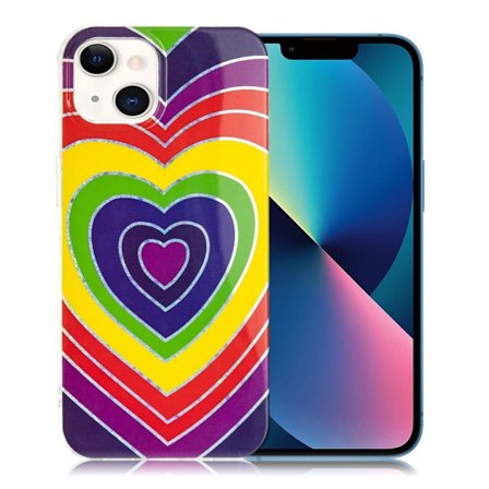 Marmormotiv iPhone 13 skal - Kärlekshjärta