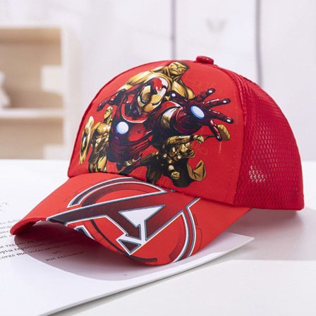 Mesh baseball cap Snapback Trucker Hat Børn Pige Dreng Gave Marvel Superhelt