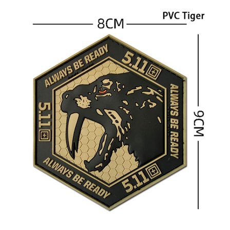 CrossFit 5.11 Military PVC Tactical Patches Broderi Emblem A