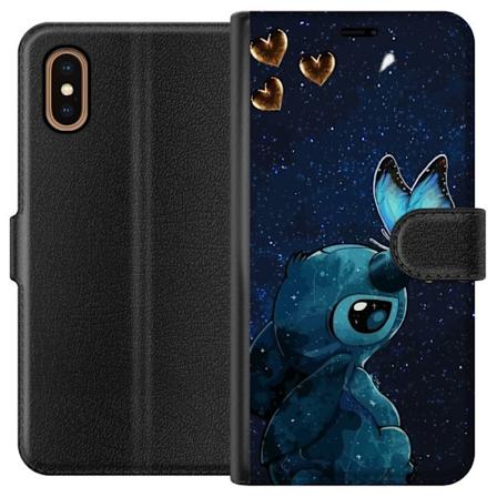 Apple iPhone XS Max Lompakkokotelo Stitch perhonen