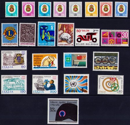 Logo/Symboler - Frimærkepakke - Postfrisk