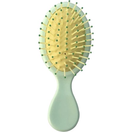 Mini Rese Detangler Borste Antistatisk Hårborste Liten Oval Våtborste Vått Och Torrt Hår Trassligt Hårborste för De Flesta Hårtyper