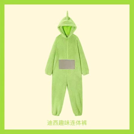 Teletubbies Kostume Voksne Pyjamas Pyjamas Nattøj Jumpsuit