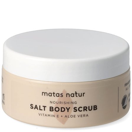 Matas Natur Nourishing Salt Body Scrub 200 g, Skincare, Kropspleje, Scrub