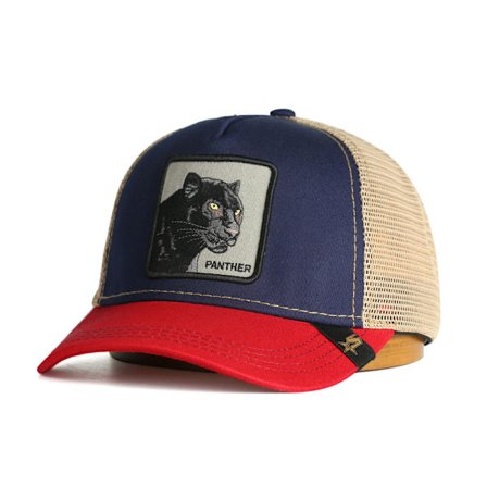 Black Panther Net Keps Baseball Keps Driver Keps Blå/Röd