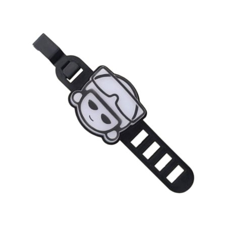 Kreativ Tecknad Cykel Säkerhetsvarningslampa USB Uppladdningsbar Cykel Bakljus Vattentät Cykel Baklykta