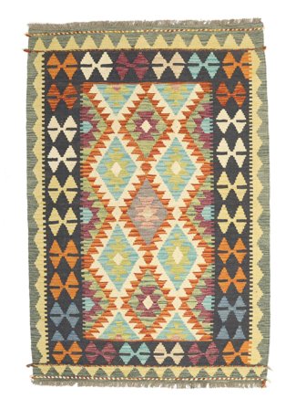 Käsinkudottu Kelim Afghan Old Style Matot 100X149