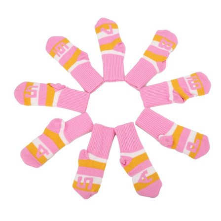 Strikket Golfkølle Iron Head Covers Headcovers Protector Golf Head Cover Sett Med Tall Rosa