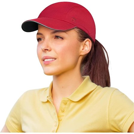 Kvinde Race Day Løbe Cap Performance Mesh Hat - Fremragende Ventilation, Letvægt, Reflekterende Sikkerhed