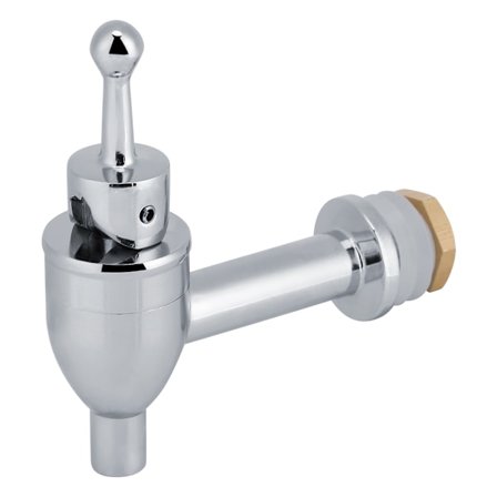 Kobberkran tapp vin øl fat drikke dispenser erstatning spigot krom (1,2 cm)