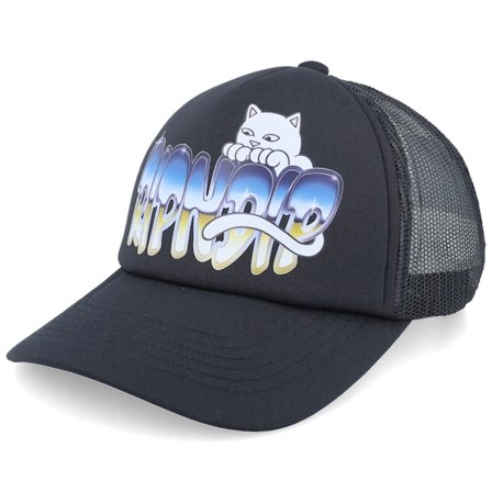 Ripndip - Svart trucker Caps - Chroma Hat Black A-Frame Trucker @ Hatstore