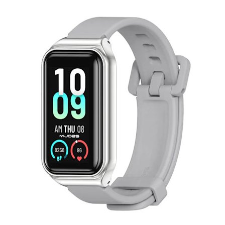 Silikonarmband kompatibelt med Amazfit Band 7 Armband Mjukt Klockarmband Ersättningsarmband kompatibelt med Amazfit 7 Band Vattentätt Klockarmband