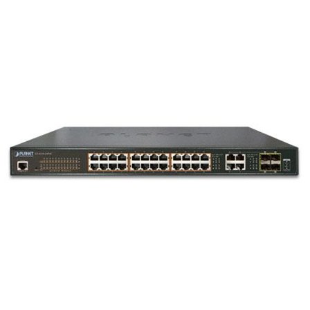 Planet GS-4210-24PL4C - switch - 24 porter - Styrt - rackmonterbar