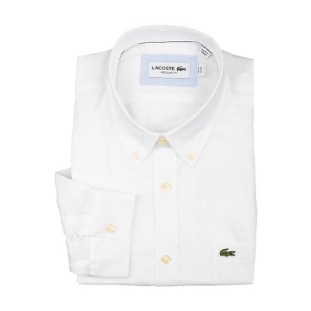 Lacoste, Shirt Wit, Heren, Maat:L