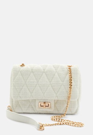 BUBBLEROOM Blair Tweed Bag Offwhite Accessories