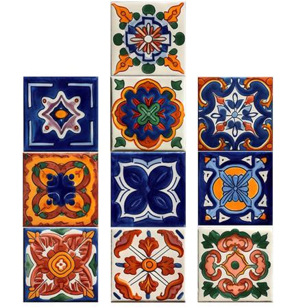 10 arkkia marokkolaisia laattatarroja koristeelliset laattatarrat keitti n itseliimautuvat laattatarrat (10,00X10,00X0,10CM, useita v rej )